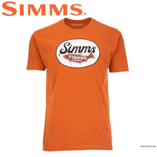 Футболка Simms Trout Wander T-Shirt Adobe Heather размер S