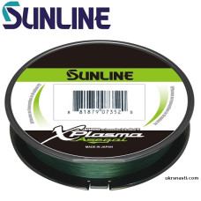 Шнур Sunline X-Plasma Dark Green диаметр 0,153мм размотка 150м тёмно-зелёный