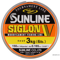 Леска Sunline SIGLON V 100 м Clear 0.165mm 3 кг