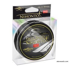 Плетеный шнур Mikado NIHONTO OCTA BRAID BLACK 0,14 мм размотка 150 метров
