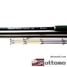 Фидерное удилище Mottomo Black Force Feeder  длина 3.60 м тест 180 грамм 