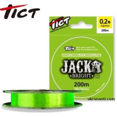 Леска Tict Jack Bright диаметр 0,104мм размотка 200м салатовая