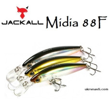 Воблер плавающий Jackall Midia 88F длина 8,8 см вес 8,6 грамм 