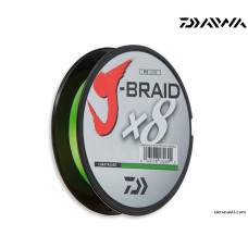 Шнур DAIWA J-Braid X8 #3,0 диаметр 0,24мм размотка 300м салатовый