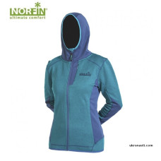 Куртка жеская флисовая Norfin Women OZONE DEEP BLUE темно-бирюзовая