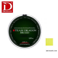 Шнур Dragon Team Dragon/Torey диаметр 0,16мм размотка 135м лимонный