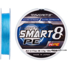 Шнур Favorite Smart PE 8x 150 м Цвет sky blue #0.5