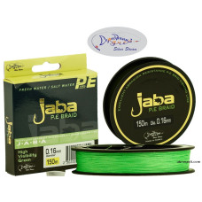 Шнур Серебряный ручей Jaba Line диаметр 0,12мм размотка 150м зелёный