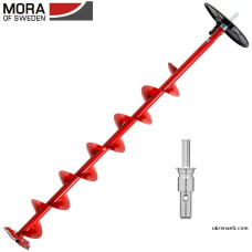 Шнек Mora Ice Easy Cordless для шуруповёрта диаметр 125мм с прямыми ножами и адаптером 18мм