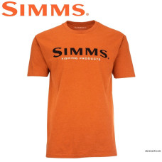 Футболка Simms Logo T-Shirt Adobe Heather размер S