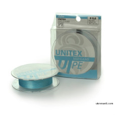 Плетеный шнур Aiko Unitex Mid Game 4 braid light blue 150 м #1,2