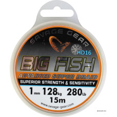 Шнур плетеный Savagear Big Fish HD16 Braid 15 м Neutral 1 мм