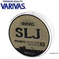 Шнур Varivas SLJ Max Power PE X8 #1 диаметр 0,165мм размотка 150м разноцветный