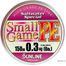 Плетёный шнур Sunline SMALL GAME PE 150 м #0.3