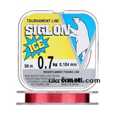 Леска SUNLINE SIGLON ICE FISHING 50 м красная #0.6 0.128 мм