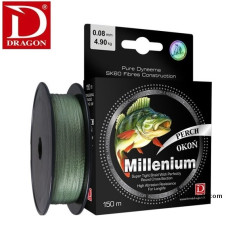 Шнур Dragon Millenium Okon диаметр 0,08мм размотка 150м зелёный