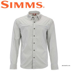 Рубашка Simms Bugstopper Shirt Plaid Sterling Morada Plaid размер M