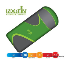 Мешок-одеяло спальный Norfin Scandic Comfort 350 NF 0°- (-10°)  (молния справа)