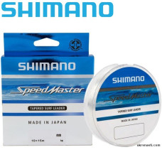 Шок-лидер Shimano Speedmaster Tapered Surf Leader диаметр 0,26-0,57мм размотка 10х15м прозрачный