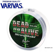 Леска Varivas Dead or Alive Strong Nylon диаметр 0,435мм размотка 150м серая