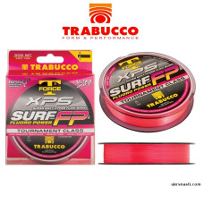 Леска монофильная Trabucco T-Force XPS Surf Fluoro Power диаметр 0,25мм размотка 300м ярко-розовая