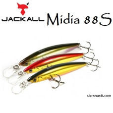 Воблер тонущий Jackall Midia 88S длина 8,8 см вес 10,8 грамм