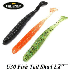 Сьедобный силикон Bait Breath U30 Fish Tail Shad 2,8