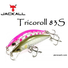 Воблер тонущий Jackall Tricoroll 83S длина 8,3 см вес 7,5 грамм