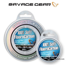 Флюрокарбон Savage Gear Soft Fluoro Carbon диаметр 0,92мм размотка 15 цвет прозрачный