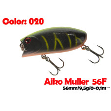 Воблер AIKO MULLER 56F  56 мм  плавающий  020-цвет