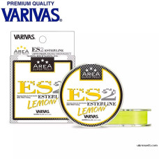 Леска Varivas Ester Line Trout Area ES2 Lemon диаметр 0,09мм размотка 80м лимонно-салатовая