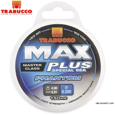 Леска монофильная Trabucco Max Plus Phantom диаметр 0,40мм размотка 1000м прозрачная