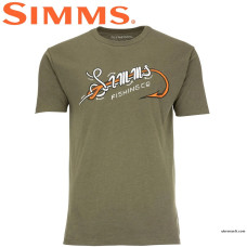 Футболка Simms Special Knot T-Shirt Military Heather размер S