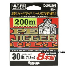Плетеный шнур Sunline PE JIGGER ULT(8braid) 200 м #2.5
