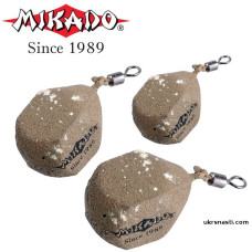 Груз карповый в форме камня Mikado ( упаковка 10 штук )