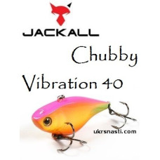 Воблер тонущий Jackall Chubby Vibration 40 длина 4 см вес 4,8 грамм 