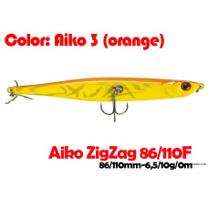 Воблер AIKO ZIGZAG  86F 86 мм  плавающий orange-цвет 
