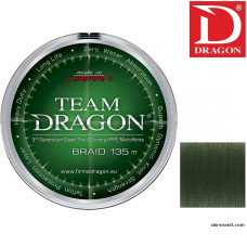 Шнур Team Dragon/Momoi диаметр 0,18мм размотка 135м зеленый