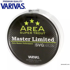 Леска Varivas Trout Area Master Limited SVG Nylon диаметр 0,128мм размотка 150м прозрачная
