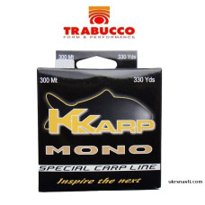 Леска монофильная Trabucco K-Karp Mono диаметр 0,331мм размотка 300м бронзово-коричневая