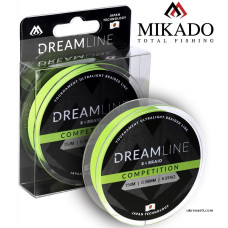 Плетёный шнур Mikado Dreamline Competition диаметр 0,10мм размотка 150м флуоресцентно-зелёный