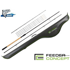Удилище фидерное Salmo Feeder Concept Tournament River с чехлом EVA 100 длина 3,9м тест до 100гр