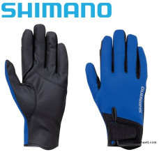 Перчатки Shimano Pearl Fit 3 Cover Gloves размер L синие