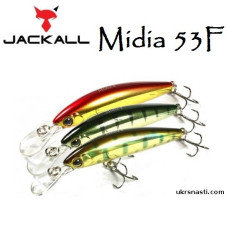 Воблер плавающий Jackall Midia 53F длина 5,3 см вес 2,8 грамм
