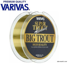 Леска Varivas Trout Advance Big Trout диаметр 0,285мм размотка 150м золотая