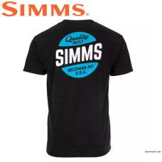 Футболка Simms Quality Built Pocket T-Shirt Black размер XL