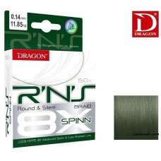 Шнур Dragon R'N'S 8X Spinn диаметр 0,12мм размотка 150м зелёный
