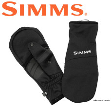 Перчатки-варежки Simms Freestone Foldover Mitt Black размер 2XL