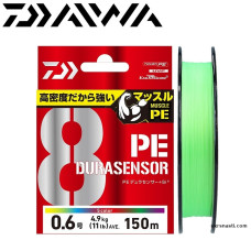 Шнур Daiwa UVF PE Dura Sensor X8+SI2 размотка 150-200м салатовый