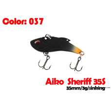 Воблер AIKO SHERIFF 35S 35 мм  тонущий 037-цвет